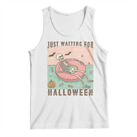 Spooky Summer Skeleton Tank Top Just Waiting For Halloween Summer Pool Party - Wonder Print Shop