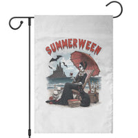 Gothic Summerween Garden Flag Spooky Summer Halloween Horror Character - Wonder Print Shop