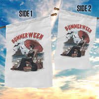 Gothic Summerween Garden Flag Spooky Summer Halloween Horror Character - Wonder Print Shop