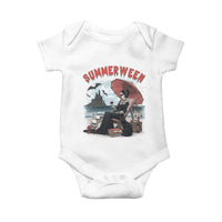 Gothic Summerween Baby Onesie Spooky Summer Halloween Horror Character - Wonder Print Shop