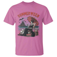 Gothic Summerween T Shirt Spooky Summer Halloween Horror Character - Wonder Print Shop