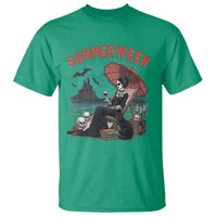 Gothic Summerween T Shirt Spooky Summer Halloween Horror Character - Wonder Print Shop