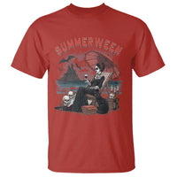 Gothic Summerween T Shirt Spooky Summer Halloween Horror Character - Wonder Print Shop