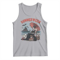 Gothic Summerween Tank Top Spooky Summer Halloween Horror Character - Wonder Print Shop