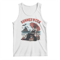 Gothic Summerween Tank Top Spooky Summer Halloween Horror Character - Wonder Print Shop