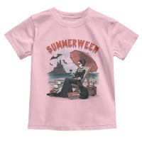 Gothic Summerween Toddler T Shirt Spooky Summer Halloween Horror Character - Wonder Print Shop