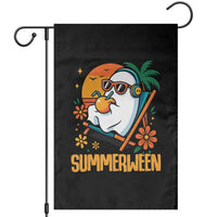 Tropical Summerween Boo Sheet Garden Flag Funny Ghost Halloween Summer Beach Vibes - Wonder Print Shop