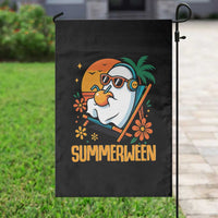 Tropical Summerween Boo Sheet Garden Flag Funny Ghost Halloween Summer Beach Vibes - Wonder Print Shop