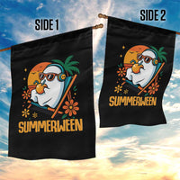 Tropical Summerween Boo Sheet Garden Flag Funny Ghost Halloween Summer Beach Vibes - Wonder Print Shop