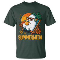 Tropical Summerween Boo Sheet T Shirt Funny Ghost Halloween Summer Beach Vibes - Wonder Print Shop