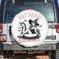 Hot Ghoul Summer Spare Tire Cover Retro Pin Up Witch Summerween Summer Beach Halloween Vibes