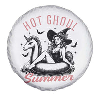 Hot Ghoul Summer Spare Tire Cover Retro Pin Up Witch Summerween Summer Beach Halloween Vibes