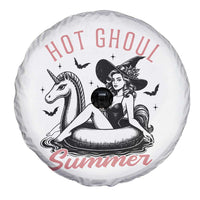 Hot Ghoul Summer Spare Tire Cover Retro Pin Up Witch Summerween Summer Beach Halloween Vibes
