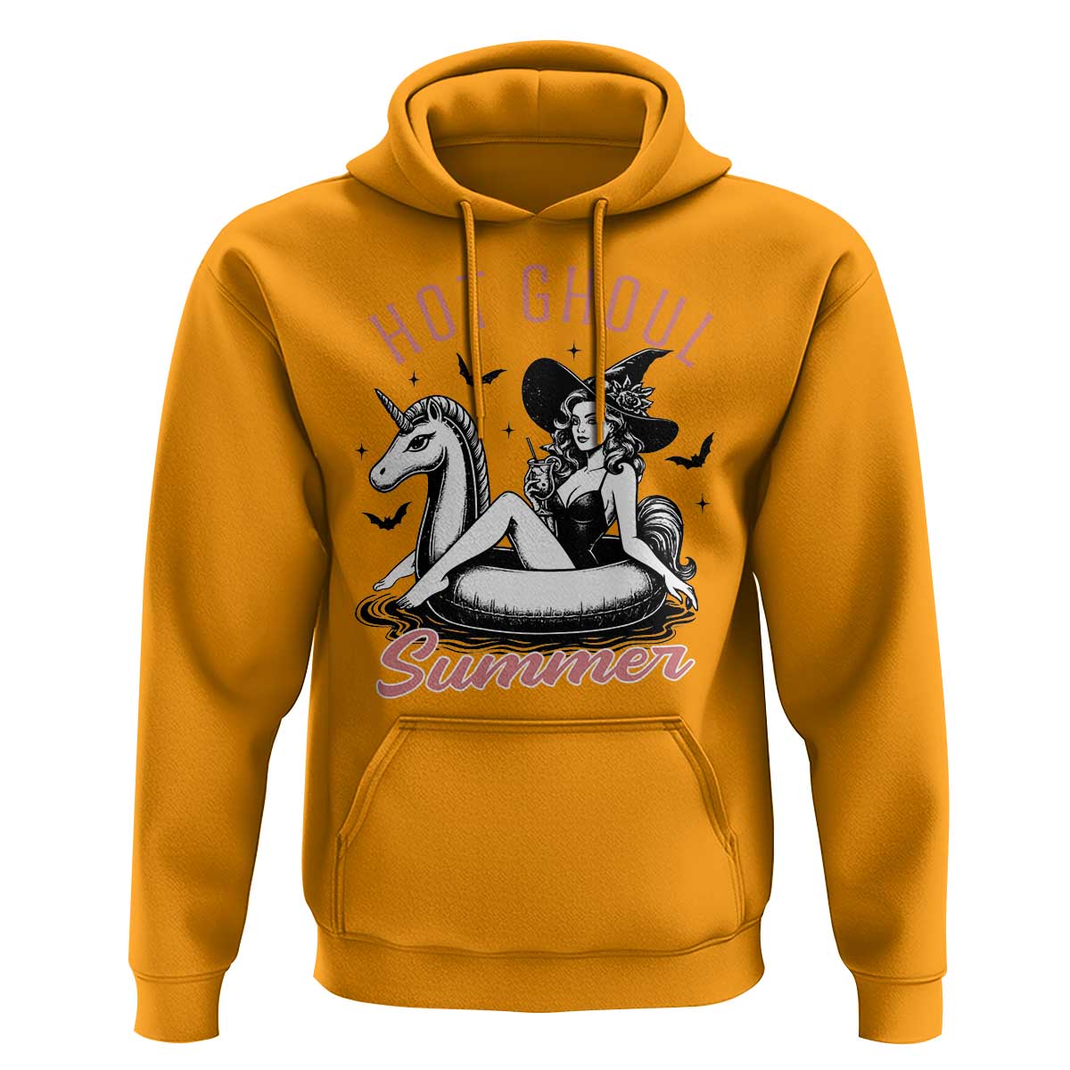 Hot Ghoul Summer Hoodie Retro Pin Up Witch Summerween Summer Beach Halloween Vibes