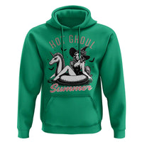 Hot Ghoul Summer Hoodie Retro Pin Up Witch Summerween Summer Beach Halloween Vibes