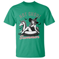 Hot Ghoul Summer T Shirt Retro Pin Up Witch Summerween Summer Beach Halloween Vibes