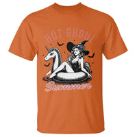 Hot Ghoul Summer T Shirt Retro Pin Up Witch Summerween Summer Beach Halloween Vibes