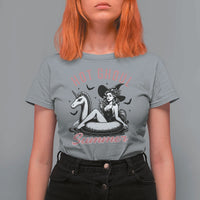 Hot Ghoul Summer T Shirt For Women Retro Pin Up Witch Summerween Summer Beach Halloween Vibes