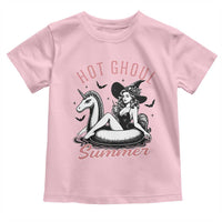 Hot Ghoul Summer Toddler T Shirt Retro Pin Up Witch Summerween Summer Beach Halloween Vibes