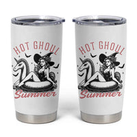 Hot Ghoul Summer Tumbler Cup Retro Pin Up Witch Summerween Summer Beach Halloween Vibes