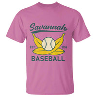 Retro Savannah Baseball Est. 2016 T Shirt Funny Banana and Ball Vintage Sports - Wonder Print Shop