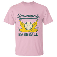 Retro Savannah Baseball Est. 2016 T Shirt Funny Banana and Ball Vintage Sports - Wonder Print Shop