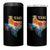 Texas Floral Boho 4 in 1 Can Cooler Tumbler For the Love of the Texas Hill Country Southern Pride - Wonder Print Shop