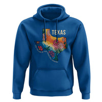 Texas Floral Boho Hoodie For the Love of the Texas Hill Country Southern Pride - Wonder Print Shop