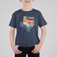 Texas Floral Boho T Shirt For Kid For the Love of the Texas Hill Country Southern Pride - Wonder Print Shop