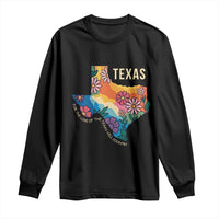 Texas Floral Boho Long Sleeve Shirt For the Love of the Texas Hill Country Southern Pride - Wonder Print Shop