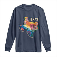 Texas Floral Boho Long Sleeve Shirt For the Love of the Texas Hill Country Southern Pride - Wonder Print Shop