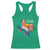 Texas Floral Boho Racerback Tank Top For the Love of the Texas Hill Country Southern Pride - Wonder Print Shop