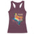 Texas Floral Boho Racerback Tank Top For the Love of the Texas Hill Country Southern Pride - Wonder Print Shop