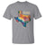 Texas Floral Boho T Shirt For the Love of the Texas Hill Country Southern Pride - Wonder Print Shop