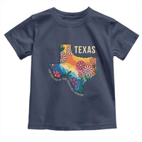 Texas Floral Boho Toddler T Shirt For the Love of the Texas Hill Country Southern Pride - Wonder Print Shop
