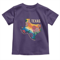 Texas Floral Boho Toddler T Shirt For the Love of the Texas Hill Country Southern Pride - Wonder Print Shop