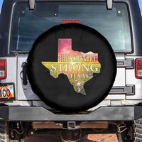 Hill Country Strong Texas Spare Tire Cover Sunset Bluebonnet Resilience - Wonder Print Shop