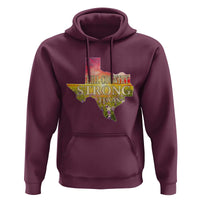 Hill Country Strong Texas Hoodie Sunset Bluebonnet Resilience - Wonder Print Shop