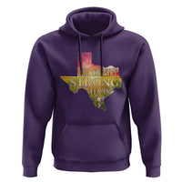 Hill Country Strong Texas Hoodie Sunset Bluebonnet Resilience - Wonder Print Shop