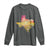 Hill Country Strong Texas Long Sleeve Shirt Sunset Bluebonnet Resilience - Wonder Print Shop