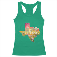 Hill Country Strong Texas Racerback Tank Top Sunset Bluebonnet Resilience - Wonder Print Shop
