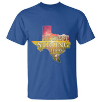 Hill Country Strong Texas T Shirt Sunset Bluebonnet Resilience - Wonder Print Shop