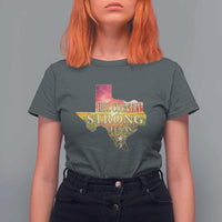 Hill Country Strong Texas T Shirt For Women Sunset Bluebonnet Resilience - Wonder Print Shop