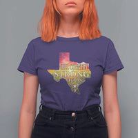 Hill Country Strong Texas T Shirt For Women Sunset Bluebonnet Resilience - Wonder Print Shop