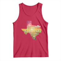 Hill Country Strong Texas Tank Top Sunset Bluebonnet Resilience - Wonder Print Shop