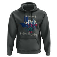 For the Love of the Texas Hill Country Hoodie Bluebonnet Floral Patriotic Flag - Wonder Print Shop