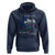 For the Love of the Texas Hill Country Hoodie Bluebonnet Floral Patriotic Flag - Wonder Print Shop