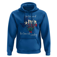 For the Love of the Texas Hill Country Hoodie Bluebonnet Floral Patriotic Flag - Wonder Print Shop