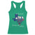 For the Love of the Texas Hill Country Racerback Tank Top Bluebonnet Floral Patriotic Flag - Wonder Print Shop