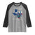 For the Love of the Texas Hill Country Raglan Shirt Bluebonnet Floral Patriotic Flag - Wonder Print Shop